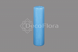 Свеча парафин Цилиндр D40 H150 - голубой