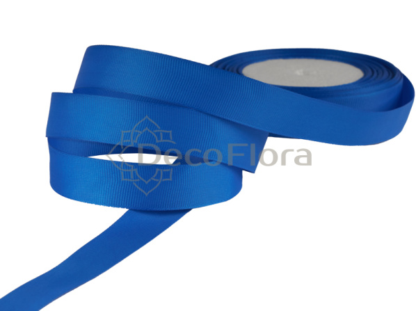 Лента репсовая 2cm*20м - 1055 - синяя