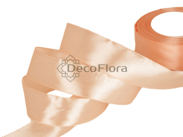 Лента атласная 4cm*20м - 1040 - персиковый